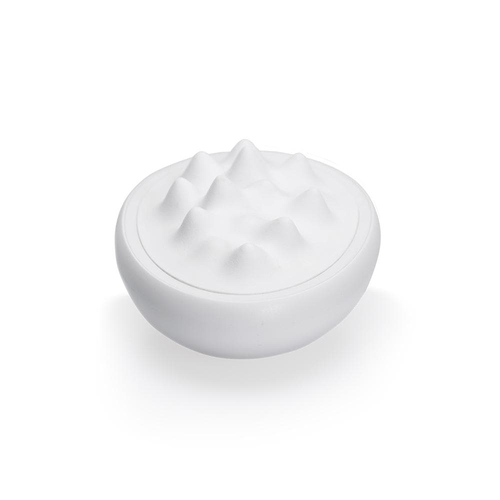 Pidan Cone-Shaped 10.5cm Silicone Massage Brush Comb - White