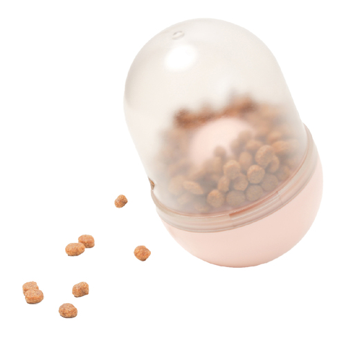 Pidan Pet Dog Food/Treat Dispenser Capsule Toy - Pink