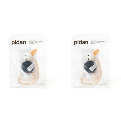 2x Pidan Little Monster Plush Pet Cat Interactive Toy - Ostrich