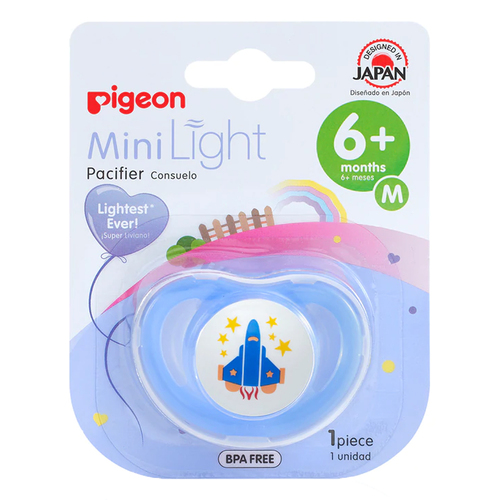 Pigeon Mini Light Baby Pacifier Medium Assorted 6m+