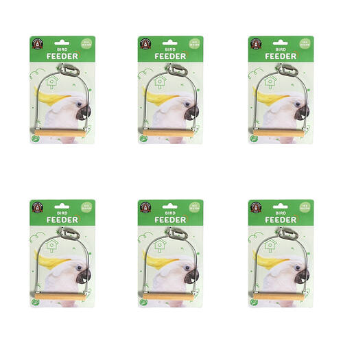 6PK Dudley's World of Pets Bird/Parrot Arch Swing 1214x10cm