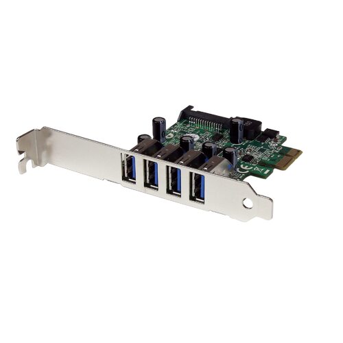 Star Tech 4 Port USB 3.0 PCI Express Card with UASP Support