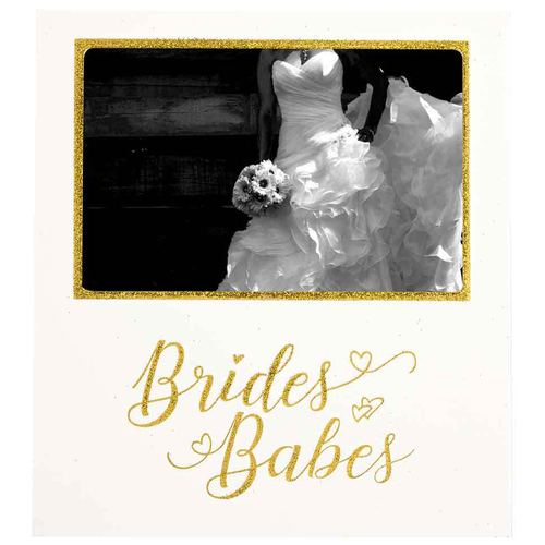 Wooden Side Wooden Photo Picture Frame Brides Babes 6x4" Keepsake Novelty