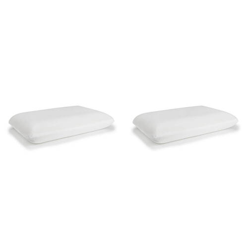 2PK Jason Breezeair Therapeutic Memory Foam Pillow Standard - White