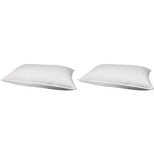 2PK Jason Commercial Feather & Down Bedroom Sleeping Pillow 48x73cm