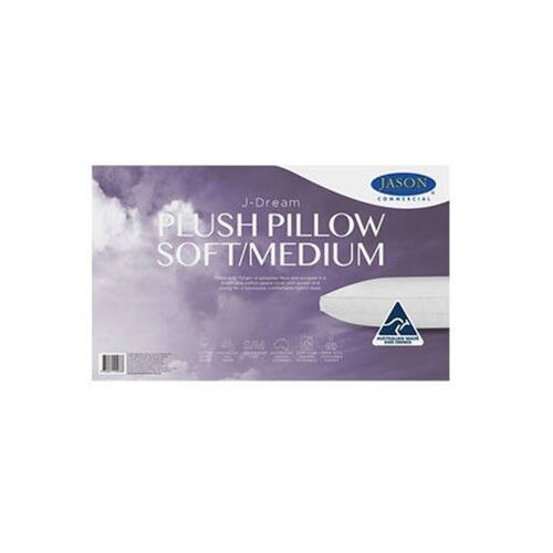 Jason Commercial J-Dream Plush Soft/Medium Gusseted Pillow 48x73cm