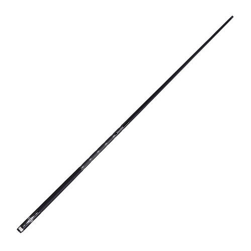 2pc PowerGlide Luxe Cue Pool Billiards Carbon Stick 10mm Tip Black