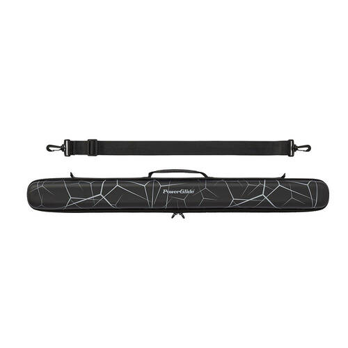 2pc PowerGlide Noir Pool/Billiards Cue Stick Case - Black