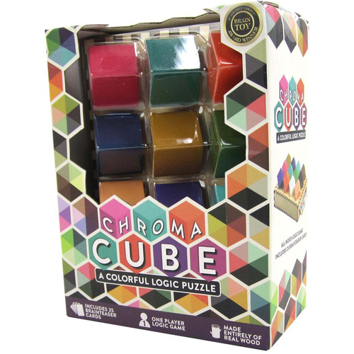 Project Genius 13.8cm Chroma Cube Puzzle Solving Toy 8y+