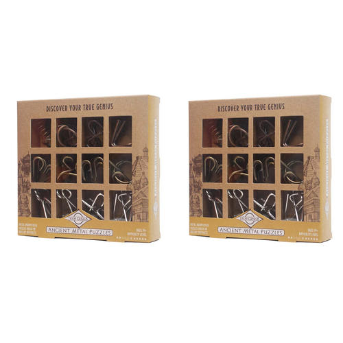 2PK 12pc Project Genius Metal Ancient Collection Kids Puzzle 14y+