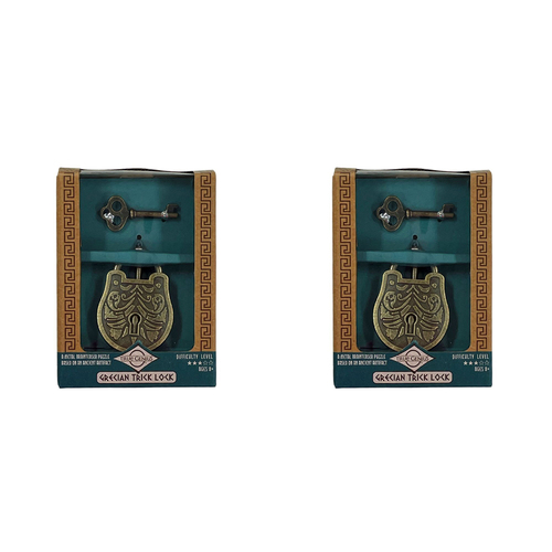 2PK Project Genius Greek Trick Lock Problem Solving Adult Puzzle 8+