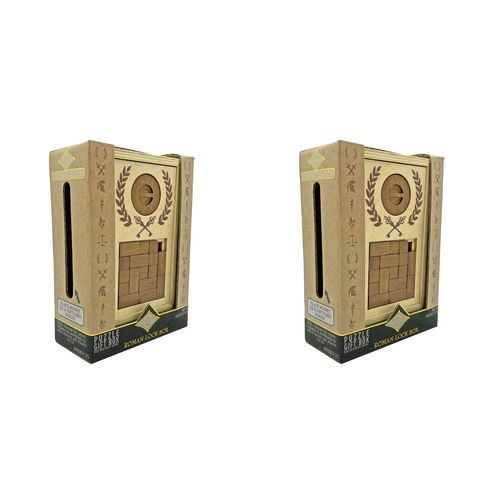 2PK Project Genius Roman Lock Box Problem Solving Puzzle 8+