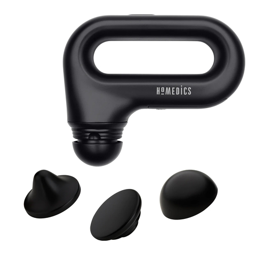 Homedics Handheld Portable Mini Full Body Vibration Massager Black