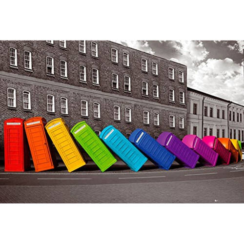 Impact Merch Phone Boxes Falling Colours Poster 91x61cm