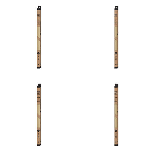 4PK Impact Merch Wooden Magnetic Hangers 25x61cm - Natural Boxed