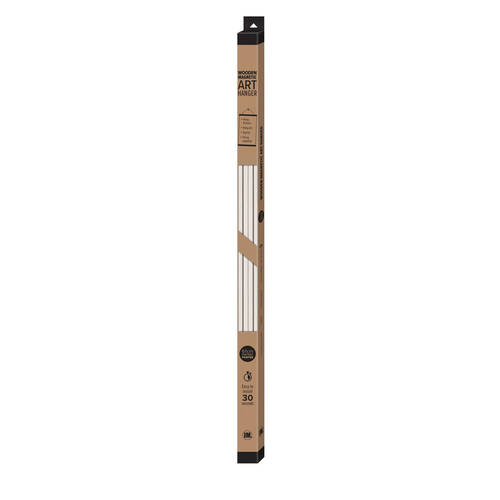 Impact Merch Wooden Magnetic Hangers 25x61cm - White Boxed