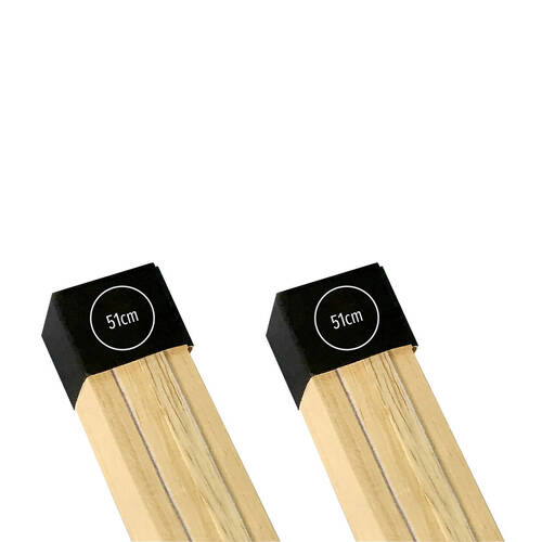 2PK Impact Merch Wooden Magnetic Hangers 25x51cm - Natural