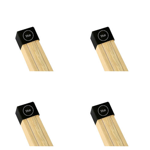 4PK Impact Merch Wooden Magnetic Hangers 25x51cm - Natural