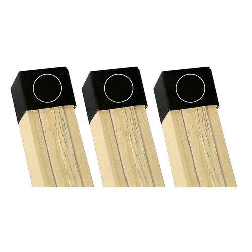 3PK Frames & Hangers Wall Art Magnetic Wooden Poster Hanger 15cm Natural