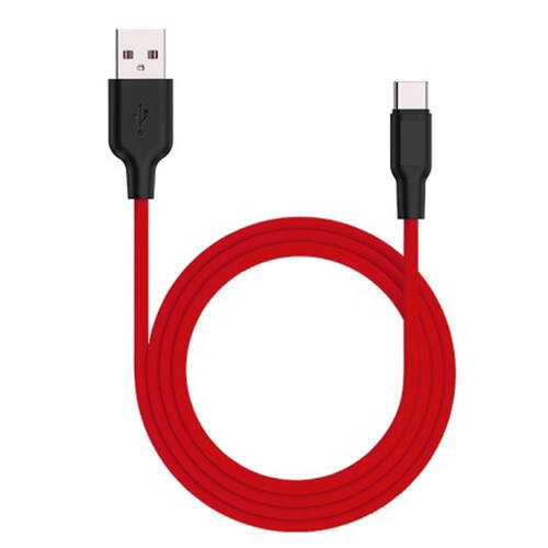Philex 1.2M Silicon USB-C Cable - Red