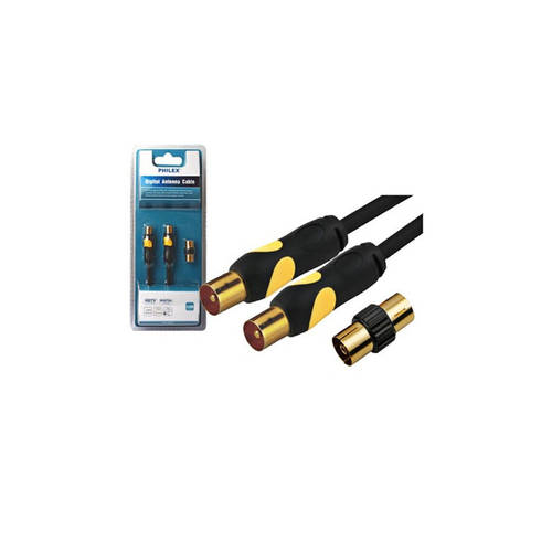 3M Digital Tv Antenna Rg59 Coax Cable Female To Female Connector