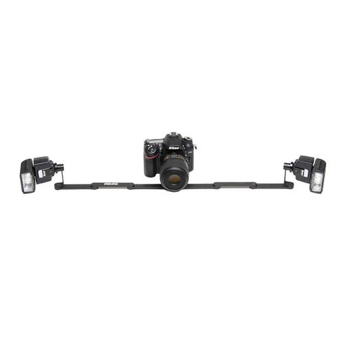 Photomed R2-N Dual Point Flash Bracket For Nikon DSLR Cameras