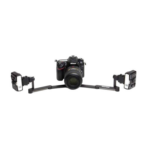 Photomed R2-NW Dual Point Wide Flash Bracket For Nikon DSLR Cameras