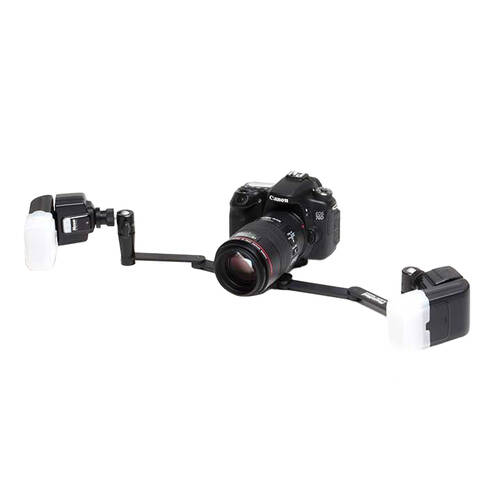 Photomed R2 Dual Point Wide Angle Flash Bracket For Universal DSLR Cameras