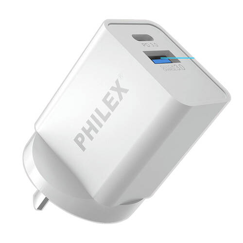 Philex USB-C PD Wall Charger - White