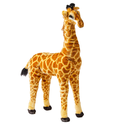 Jiggle & Giggle Large Standing Giraffe Kids Plush Toy 3y+