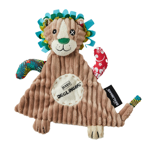 Les Deglingos Baby 21cm Jelekros The Lion Comforter - Taupe