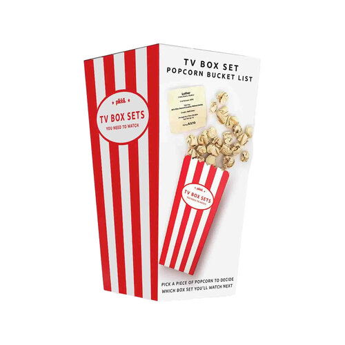Pikkii TV Box Set Popcorn Bucket List 100 Box Sets 11.5cm