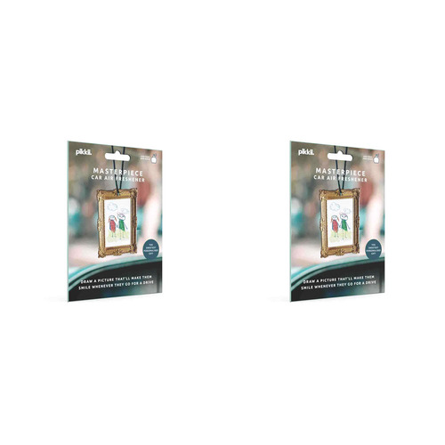 2PK Pikkii Masterpiece Hanging Car Air Freshener 12cm