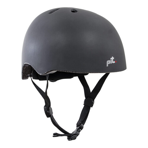 Pit Bicycle Helmet Matt Black XS 50-54cm