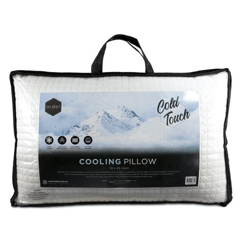 Ardor Cooling Gell Infused Memory Foam Pillow White
