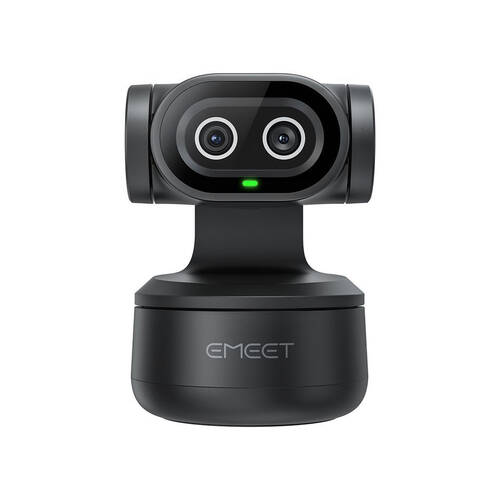 Emeet Pixy Dual-Camera AI 4K UHD Webcam Pan-Tilt-Zoom For Mac/Windows USB Black