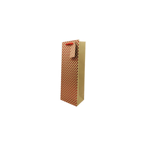 12pc Winex Wine Bottle Paper Bag Gift Wrapping Red Dot