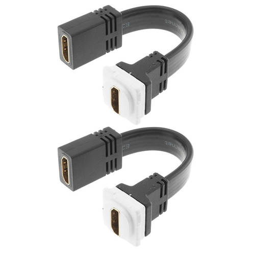 2x Flexible Hdmi To Hdmi Insert - Suit Clipsal Plate 05Bc6T