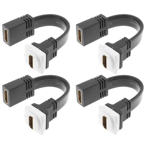 4x Flexible Hdmi To Hdmi Insert - Suit Clipsal Plate 05Bc6T