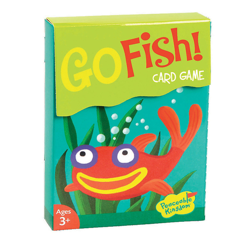 Peaceable Kingdom Go Fish Kids/Children Family Fun Play Card Game 3y+