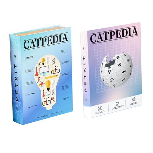 2PK Petkit Catpedia Scratcher Book - Purple & Blue Set