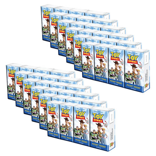 12x 4pc Disney Toy Story 4 Pocket Tissue Paper Travel Napkin Kids/Children