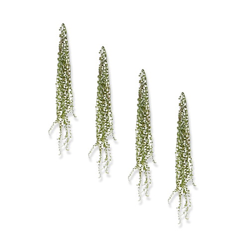 4PK E Style 85cm String of Pearls Artificial Hanging Plant - Green