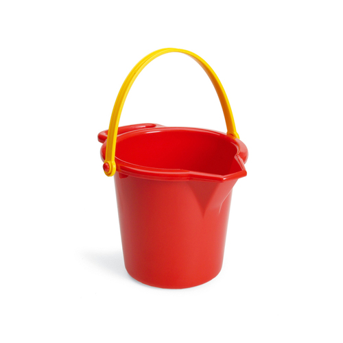Plasto 16cm Bucket w/ Spout Beach Toy Kids 2y+ Assorted