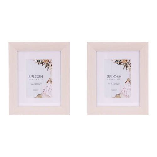 2PK Splosh Palm Cove 5x7 In Wooden Picture/Photo Frame Home Decor