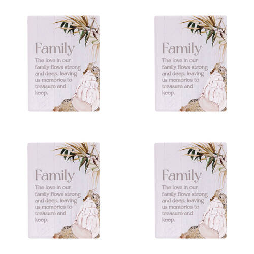 4PK Splosh Palm Cove Family Ceramic Fridge Magnet 8x6cm