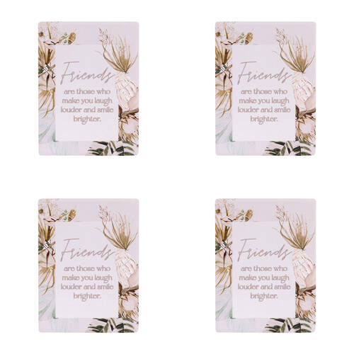 4PK Splosh Palm Cove Friends Ceramic Fridge Magnet 8x6cm