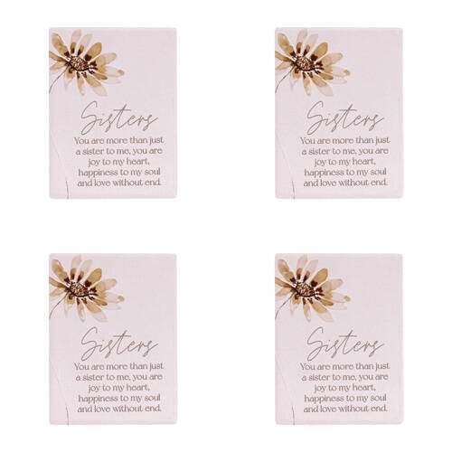 4PK Splosh Palm Cove Sisters Ceramic Fridge Magnet 8x6cm