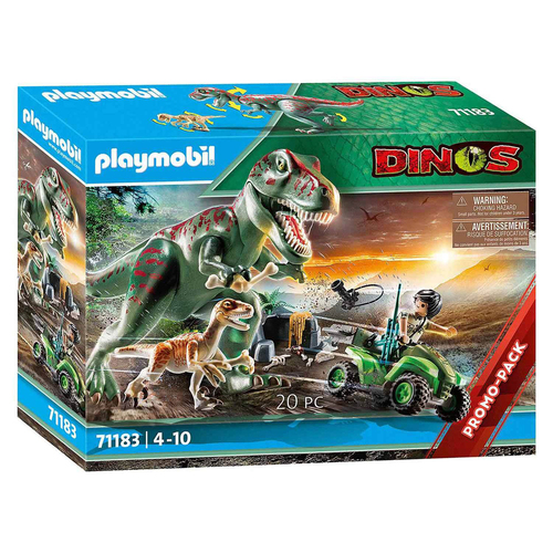Playmobil TRex Attack Kids/Childrens Toy Playset 4+