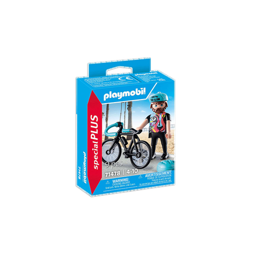 Playmobil Road cyclist Paul Kids/Childrens Toy Playset 4+